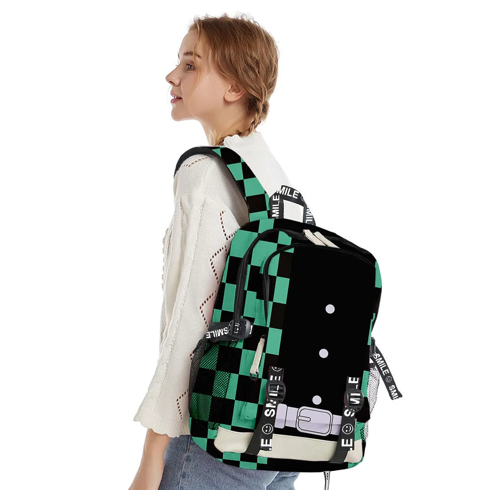 Demon Slayer Kimetsu No Yaiba Waterproof Backpacks
