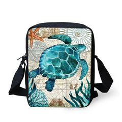 3D Sea Turtle Mini Messenger Bag Women Casual Crossbody Bag