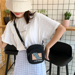 Casual Small Bags Womens Cartoon Crossbody Bags for Women Girls Small Shoulder B