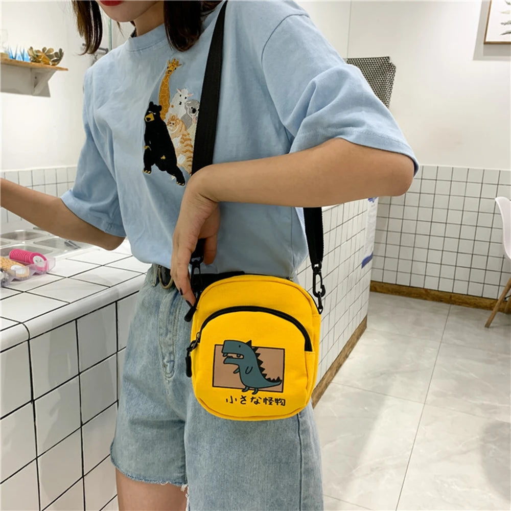 Casual Small Bags Womens Cartoon Crossbody Bags for Women Girls Small Shoulder B