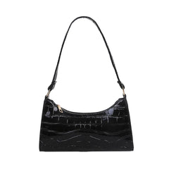 Casual Women Totes Shoulder Bags Shopping Bag Retro Female Leather Solid Chain H