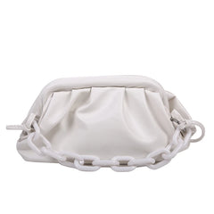 Cloud Underarm Shoulder Bag Clutch Chains Purse Totes Handbag