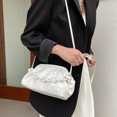 Cloud Underarm Shoulder Bag Clutch Chains Purse Totes Handbag