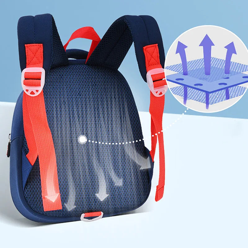 Dino Children Backpack for School Kids 3-8 Years Old