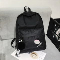 Canvas Women Backpack Anti-theft Shoulder Bag School Bag For Teenager