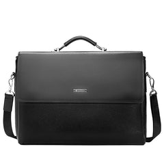 Men's Leather Laptop Bag Shoulder Messenger Office Briefcase