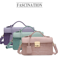 Casual Women Shoulder Bag Leather Chain Handbag