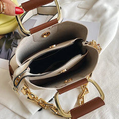 Leather Crossbody Bags Women Chain Handbags Purses