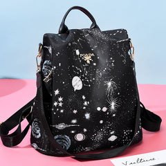 Anti Theft Waterproof Oxford Backpack for Teen Girls