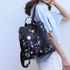 Anti Theft Waterproof Oxford Backpack for Teen Girls