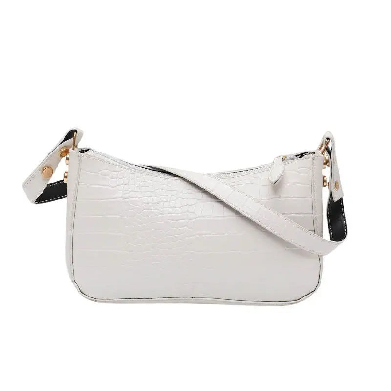 Retro Crocodile Pattern Chain Shoulder Messenger Bag