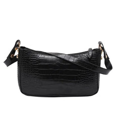 Retro Crocodile Pattern Chain Shoulder Messenger Bag