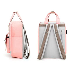 Patchwork Women School Bags Waterproof Oxford Travel Backpacks