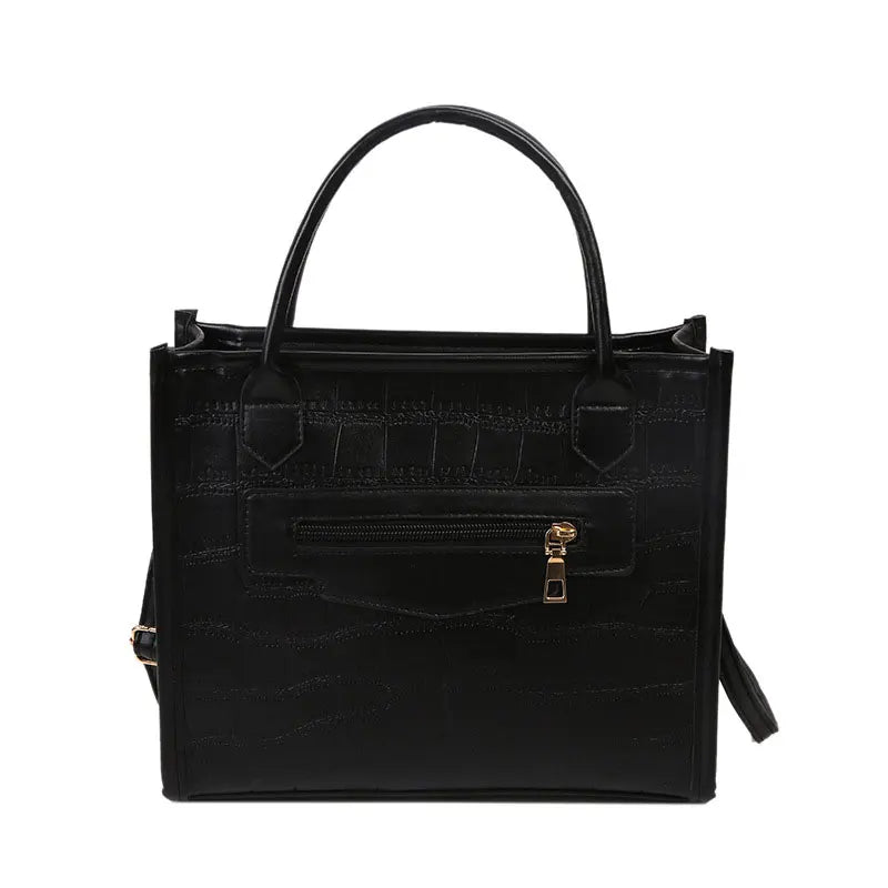 Vintage Leather Shoulder Bag Large Capacity Crossbody Bag