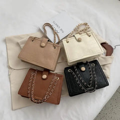 Women Crossbody Bag Crocodile Stone Pattern Shoulder Handbag