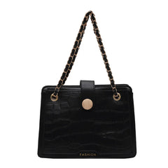 Women Crossbody Bag Crocodile Stone Pattern Shoulder Handbag