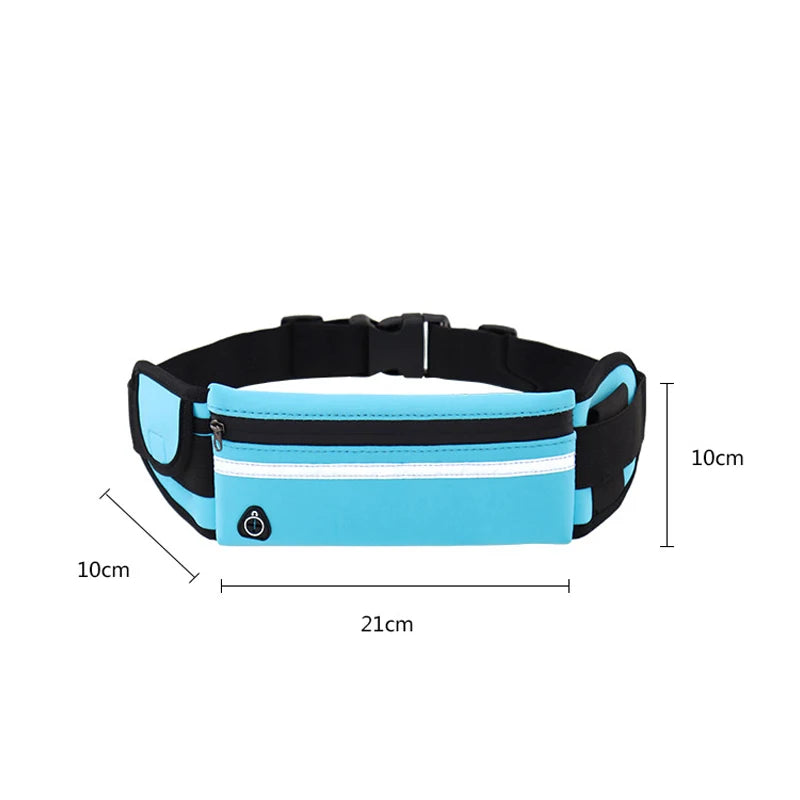 Women's Mini Fanny Pack Waist Bag USB Travel Waterproof Phone Belt Bags