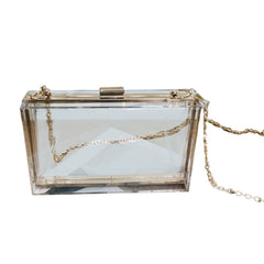 Women's Acrylic Prom Handbag Evening Clutch Banquet Purse Shoulder Bag