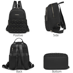 High Ladies Oxford Fabric Backpack Casual Shoulder Bags Large Capacity