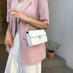 High Style Chain Strap Shoulder Bag Square Small Bag