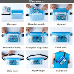 Waterproof Sealing Waist Bag for Drift Diving Swimming