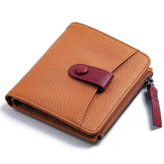 Hot Leather Wallet Female Famous Wallet Case Cow Leather Purse