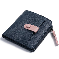 Hot Leather Wallet Female Famous Wallet Case Cow Leather Purse