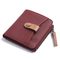 Hot Leather Wallet Female Famous Wallet Case Cow Leather Purse