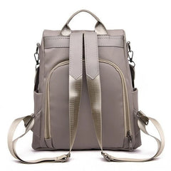 Women's School Nylon Backpack with Shoulder Strap