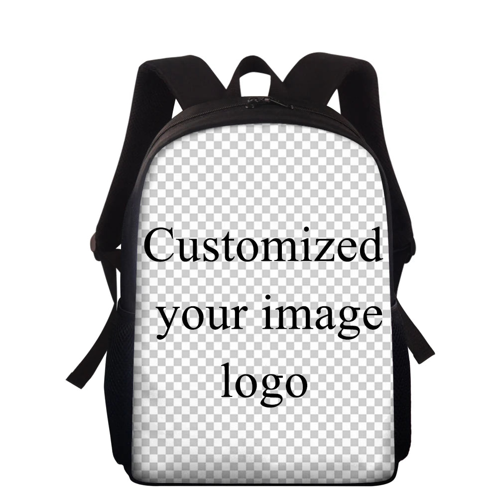 Big Capacity School Backpack Dog Husky Satchel Kids Book Bag Mochila