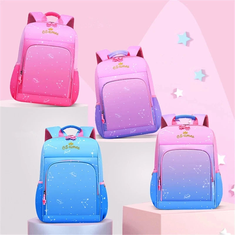 Kids Princess Backpacks Orthopedic School Bags For Girls Boys