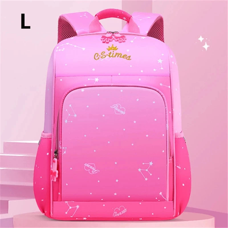 Kids Princess Backpacks Orthopedic School Bags For Girls Boys