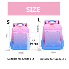 Kids Princess Backpacks Orthopedic School Bags For Girls Boys