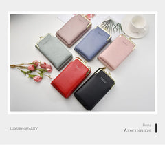Women's Large Wallet Single Shoulder Messenger Solid Mobile Phone Holder