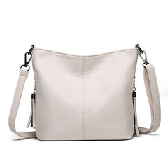 Soft Leather Shoulder Bag for Women Larger Capacity Crossbody Handbags