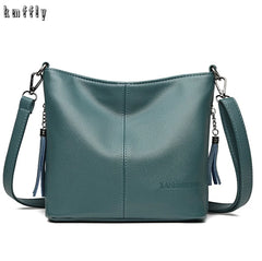 Soft Leather Shoulder Bag for Women Larger Capacity Crossbody Handbags