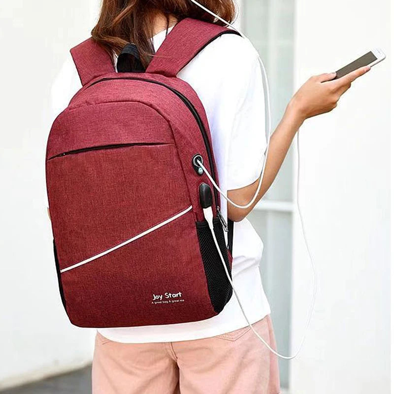 Anti Theft Waterproof Backpack Men Business Travel Bag