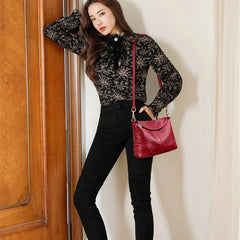 Small Leather Women Handbags Messenger Bag Ladies Shoulder Crossbody Bags