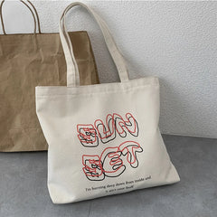 Sunset Women's Tote Shopper Bag Large Female Handbag Eco Shopping Bag