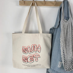 Sunset Women's Tote Shopper Bag Large Female Handbag Eco Shopping Bag
