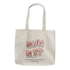 Sunset Women's Tote Shopper Bag Large Female Handbag Eco Shopping Bag