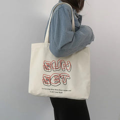 Sunset Women's Tote Shopper Bag Large Female Handbag Eco Shopping Bag
