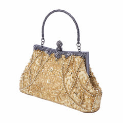 Women's Vintage Beaded Evening Bag for Wedding Party