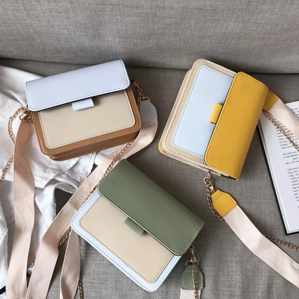 PU Leather Crossbody Bags For Women Shoulder Messenger Bags