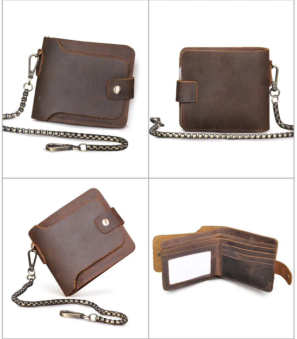 Soft Leather Vintage Organizer Wallet Purse