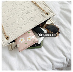 Vintage Retro Hobo Chain Messenger Soft Flap Shoulder Crossbody Pack Women Purse
