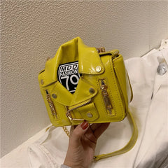 Punk Motobike Style Shoulder Crossbody Bag for Women