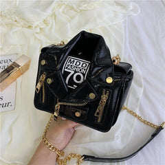 Punk Motobike Style Shoulder Crossbody Bag for Women