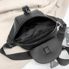 Leather Waist Pack Chest Bag Travel Hip Belt Bags Phone Pouch