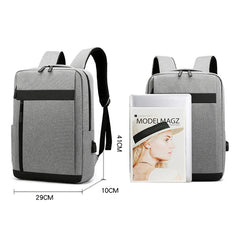 USB Charging Waterproof Laptop Backpack